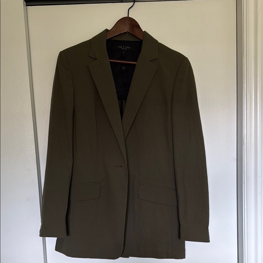 Rag & Bone Olive Green Blazer size 4
